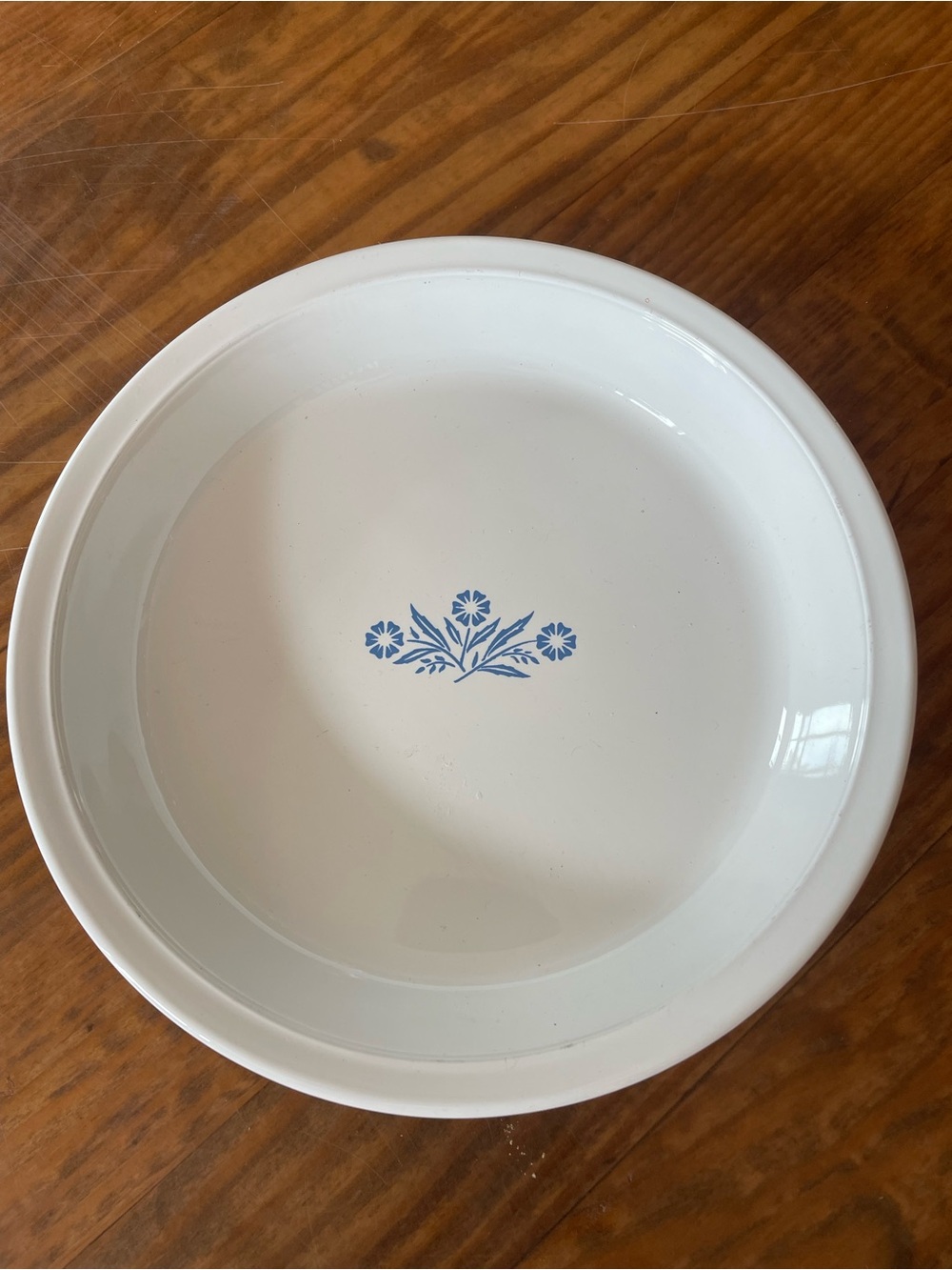 Vintage Retro Corningware Blue Cornflower P-309 Pie Plate  9” Baking Dish